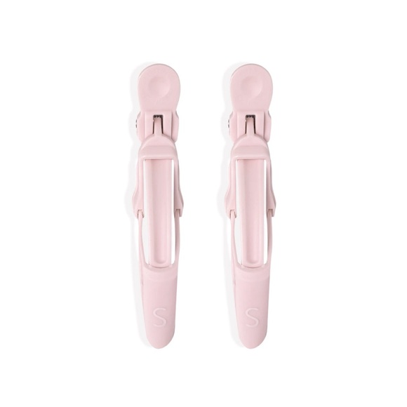 3/$5 Beachwaver- Pink Darby Clips set (2) Retail $6 - Picture 1 of 2